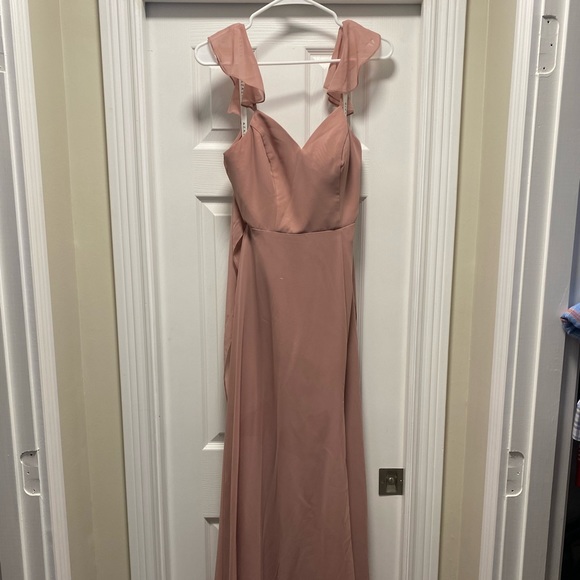 Azazie Everett in Dusty Rose - Size A2 - Picture 3 of 5